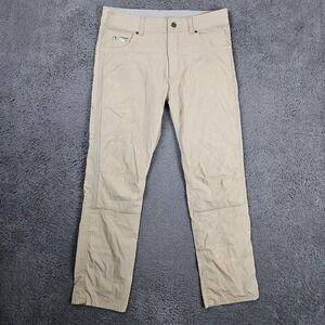 Kuhl Pants Mens 34x32 Gray Radikl Stretch Outdoor Hiking Cargo Trail 5109